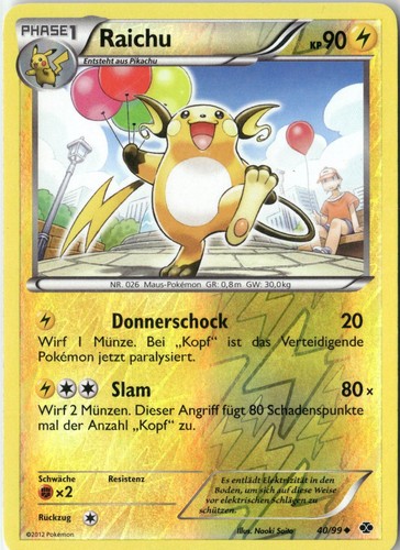 Pokémon tcg raichu kommende - tcg,