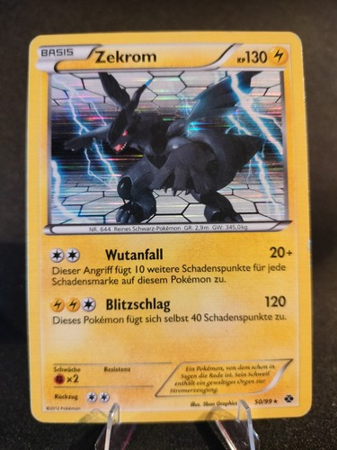 Pokémon karte zekrom - pokémon,