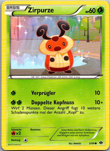 Pokemon zirpurze kommende - 3/99,