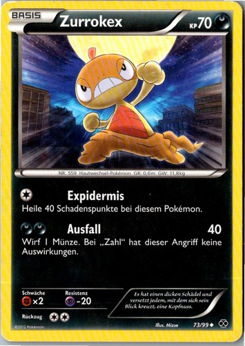 Pokemon zurrokex 99 - pokemon, 73/99