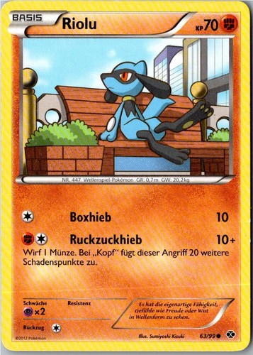 Pokemon riolu kommende - pokemon, 63/99