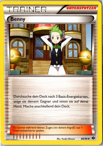 Pokemon benny kommende - benny, 86/99