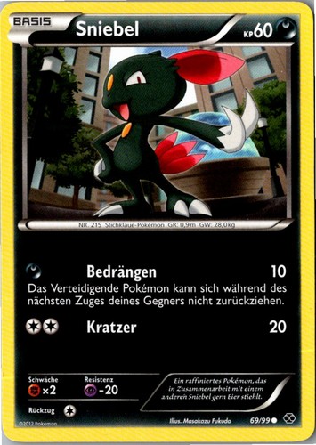 Pokemon sniebel kommende - 66/99,