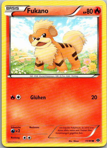 Pokemon fukano kommende - fukano, 11/99