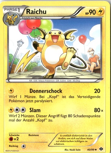 Pokémon tcg raichu kommende - tcg,