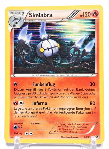 Pokemon karte skelabra - pokemon,