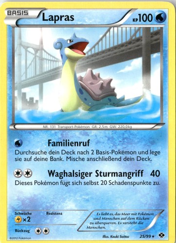 Pokémon tcg lapras kommende - tcg,
