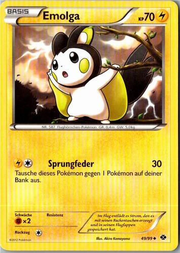 Pokemon emolga kommende - pokemon, 49/99