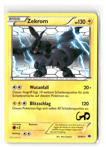 Pokémon tcg zekrom kommende - pokémon,