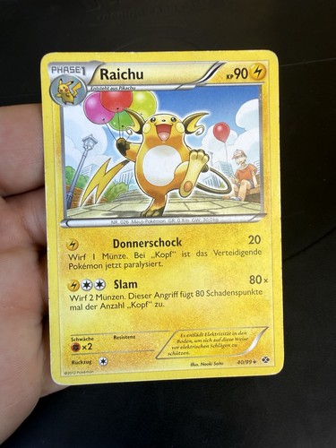 Pokémon karte raichu - pokémon,