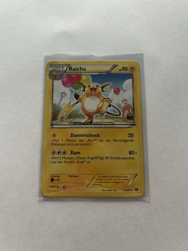 Pokémon tcg raichu pl - tcg,